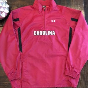 South Carolina Under Armour 1/4 Zip Wind Breaker